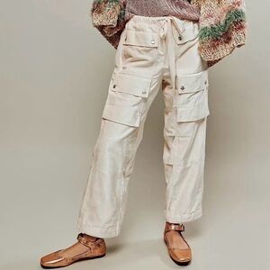 NWT Free People Skip A Beat Utility Pants